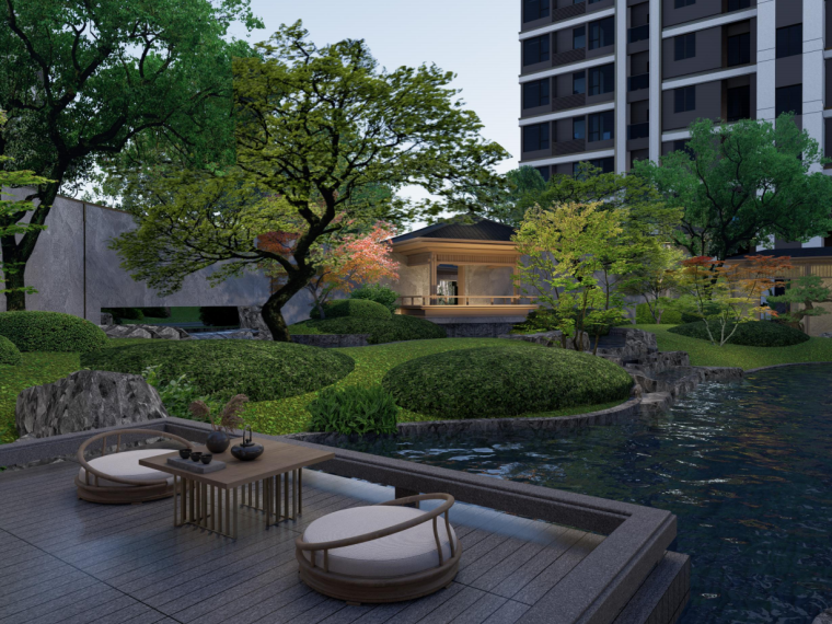 江南宋城+如画观法住宅景观方案设计文本