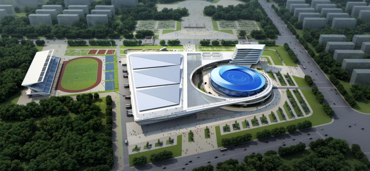 [天津]三层现代风格甲级体育馆建筑设计方案文本（含多张C...