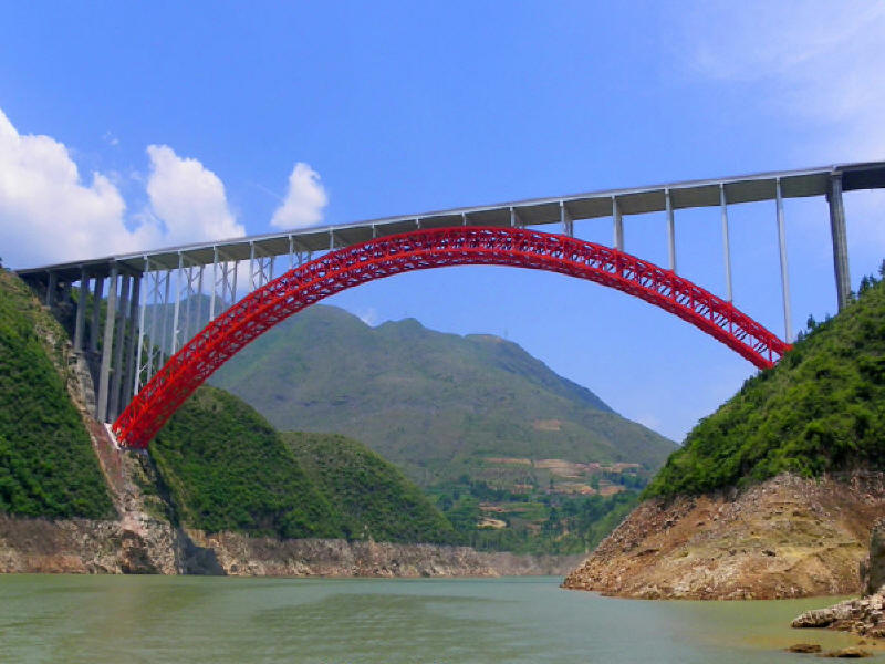 净跨400m钢箱桁架上承式拱桥无支架缆索吊装施工技术汇报1...
