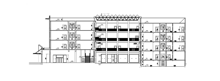 12套酒店宾馆建筑设计CAD图纸（含内部布置）
