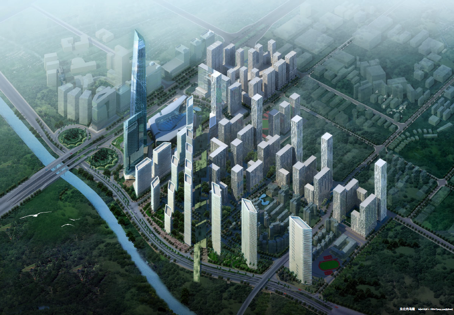 [广东]深圳大冲旧城改造城市综合体规划设计