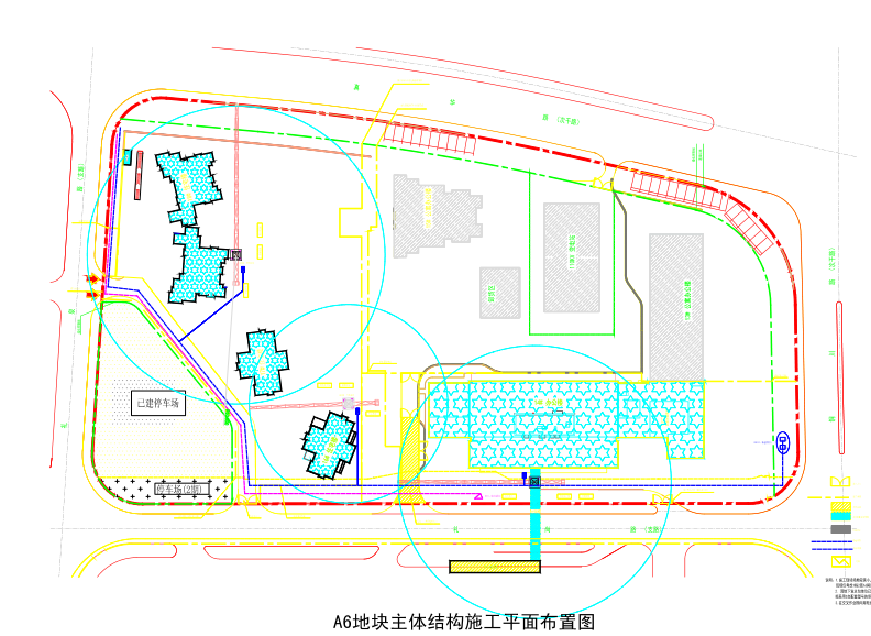 [上海]框架核心筒结构高层办公住宅楼施工组织设计（含CAD版...