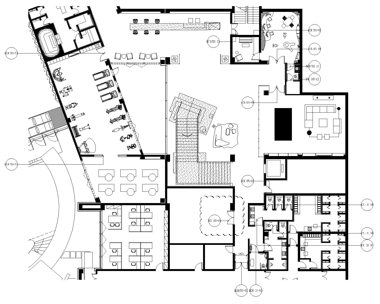 香港Motys Design-成都悦城会所室内装修设计|CAD施工图+...