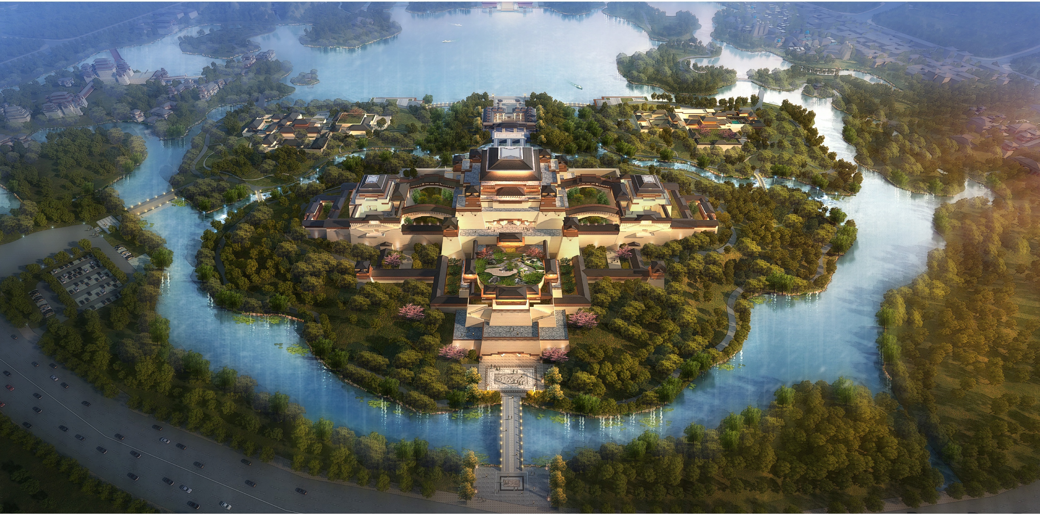 [陕西]HKG-汉中汉文化博览园建筑规划设计