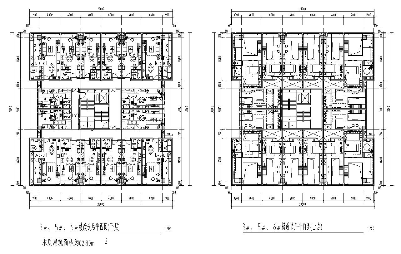 LOFT办公公寓楼户型设计图 (3)
