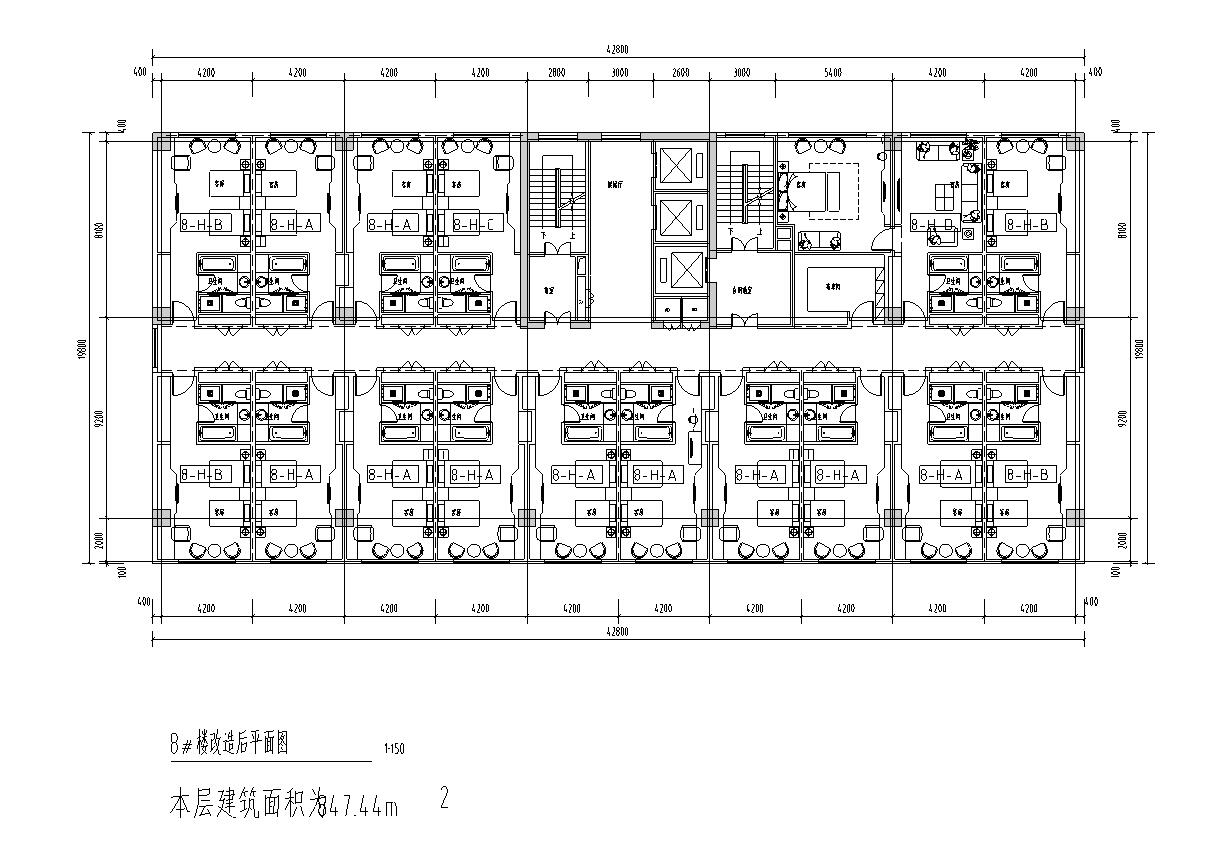 LOFT办公公寓楼户型设计图 (5)