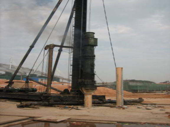 建筑工程施工桩基础工程方案-柴油锤捶击沉桩