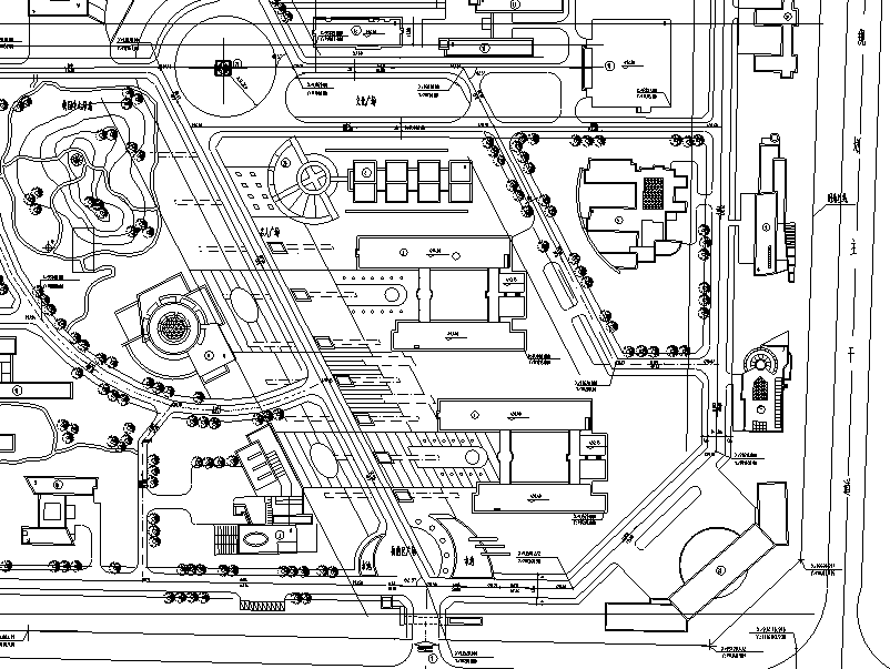 长安大学校园总图CAD规划图-长安大学校园CAD规划图3