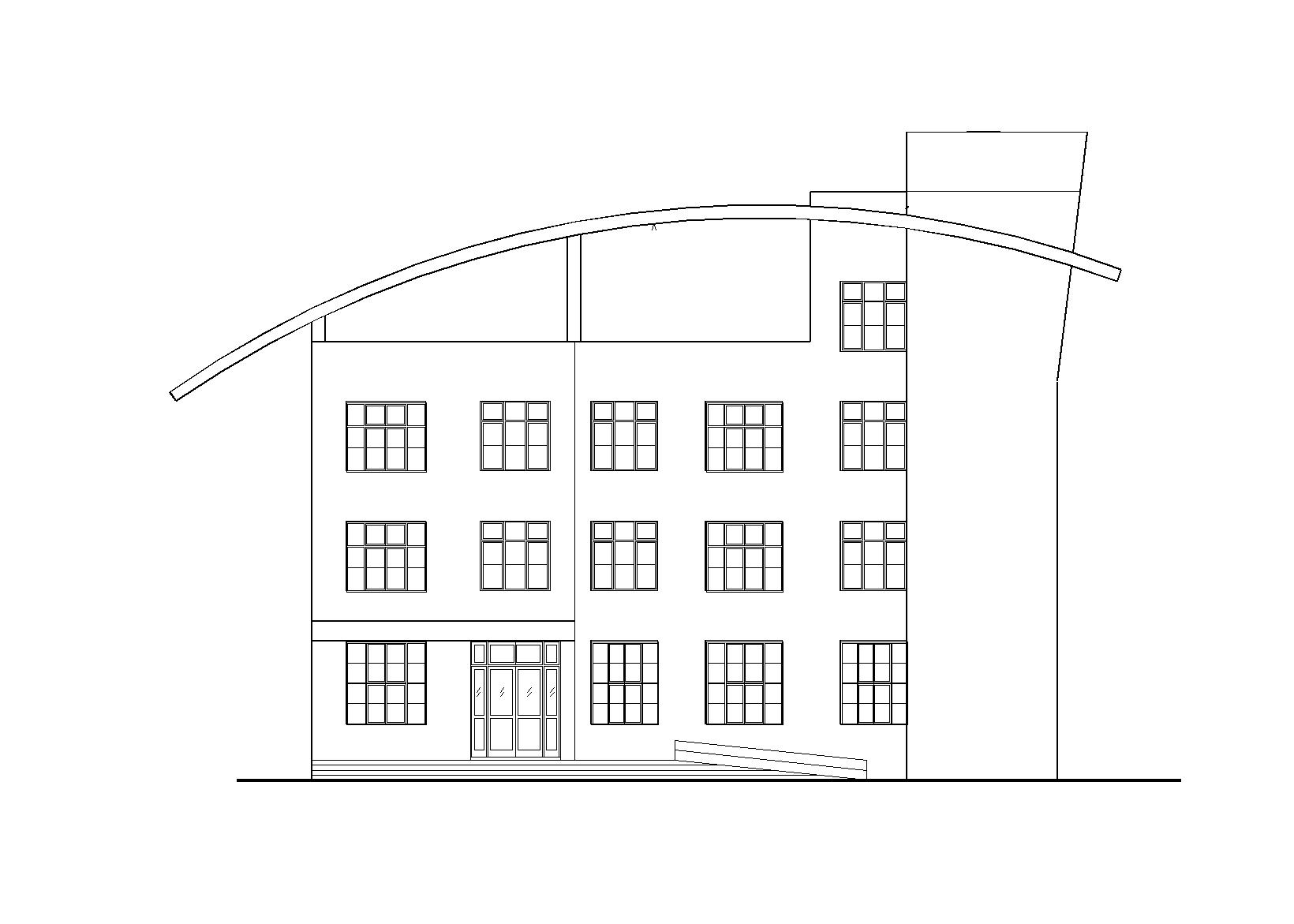 小型汽车站设计建筑施工图（CAD）