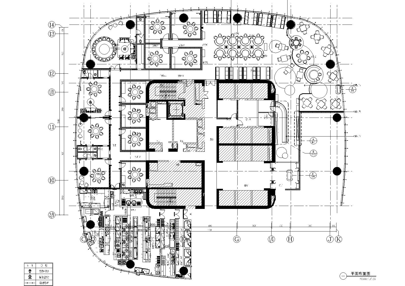 2020年5月大型餐饮空间设计施工图