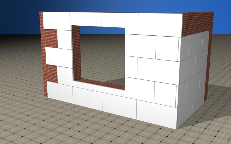 挤塑聚苯板薄抹灰外墙外保温系统施工方案-门窗洞口角部的挤塑板