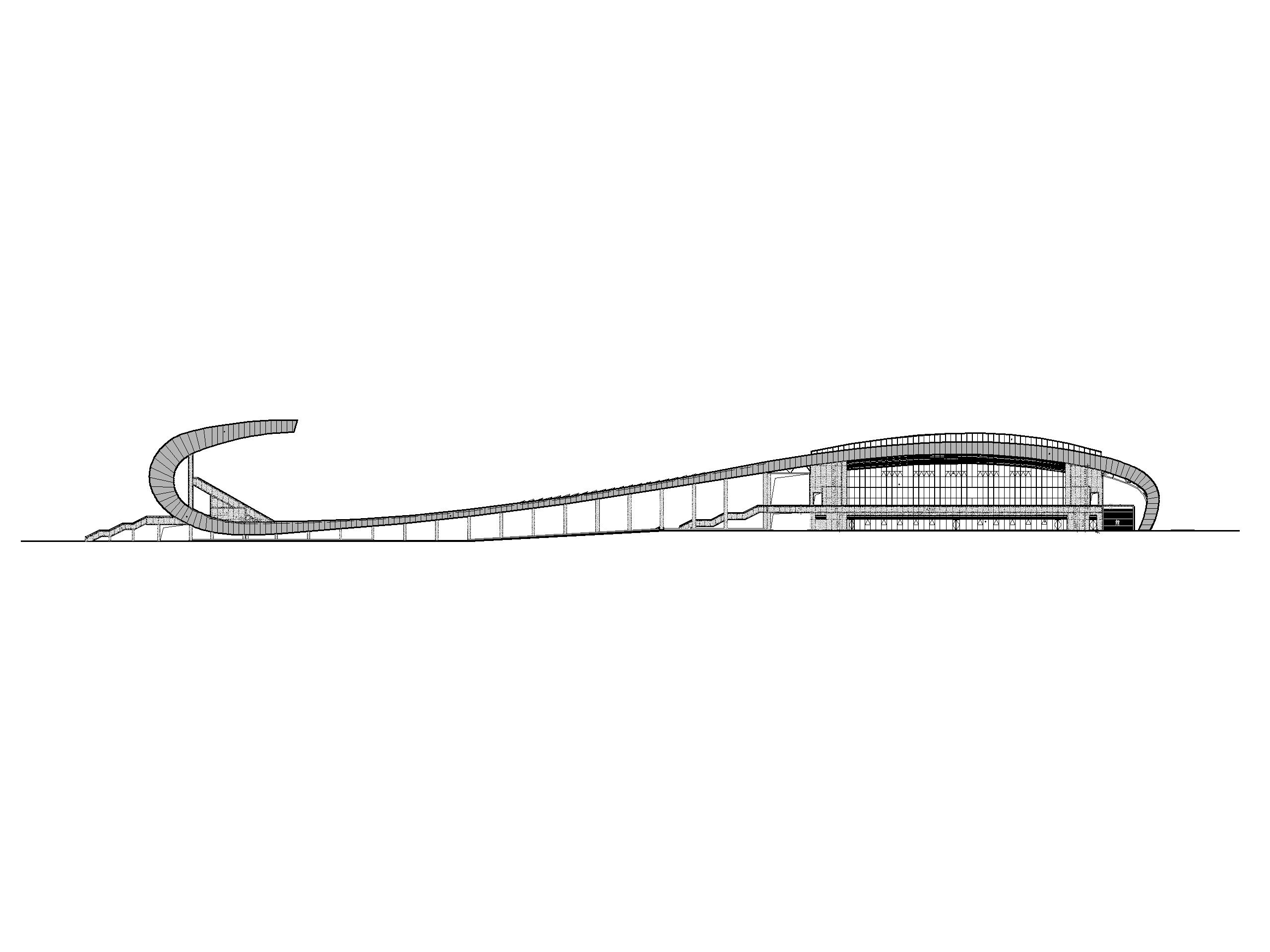 [山东]三层省级体育中心工程建筑施工图设计