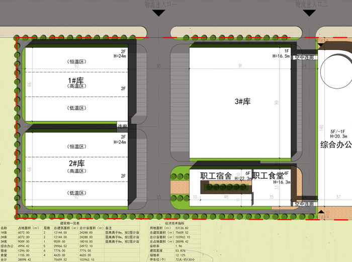 海航南京冷链物流园区项目概念规划设计文本-总平面图