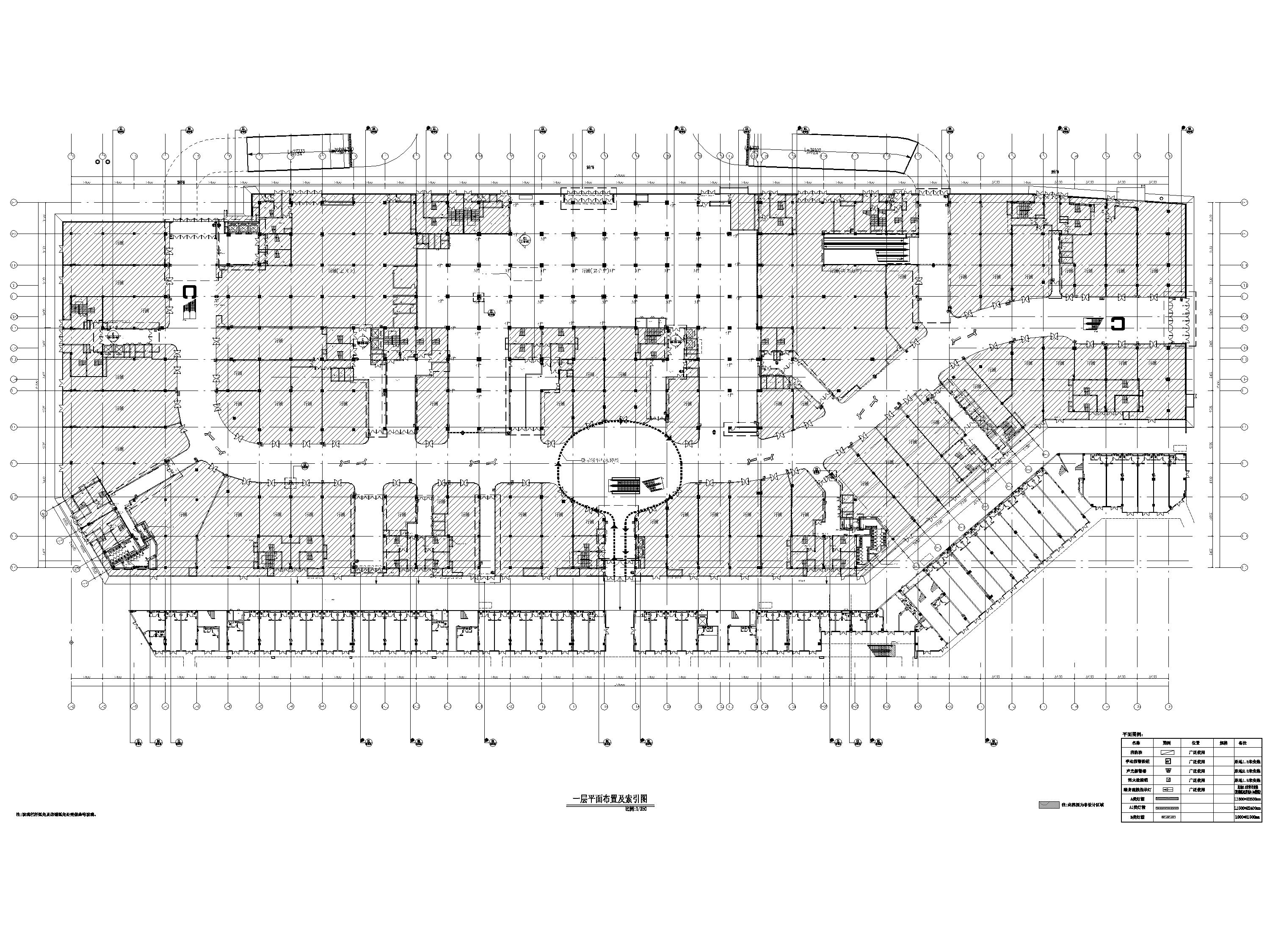 [四川]三层大型商场商业中心装修施工图