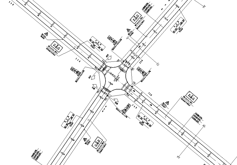 新建道路交通工程图纸_预算表_招标文件2020