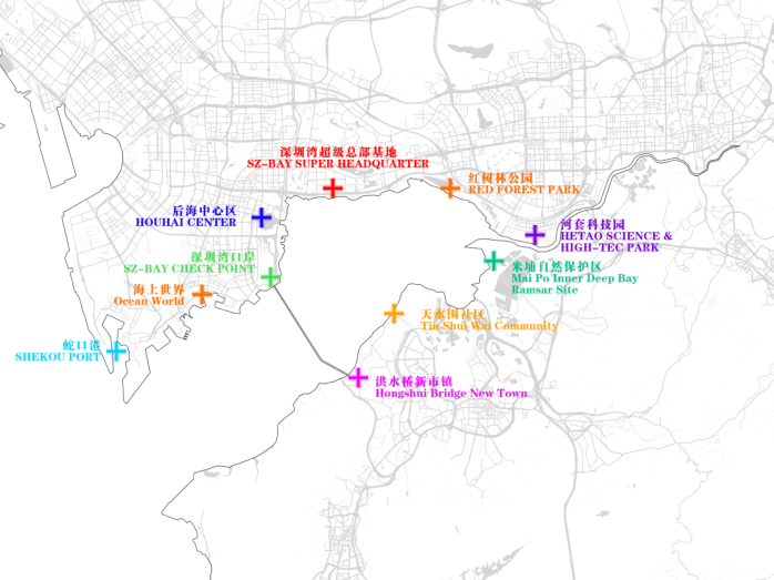 深圳湾超级总部基地城市设计优化文本2018-区位分析