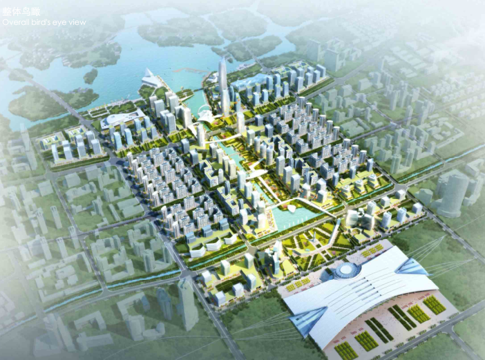 金义新区总体规划及重点地段城市设计2018-整体鸟瞰