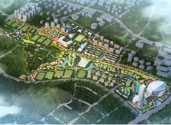 重庆两江莱茵绿茵康养小镇规划城市设计2018