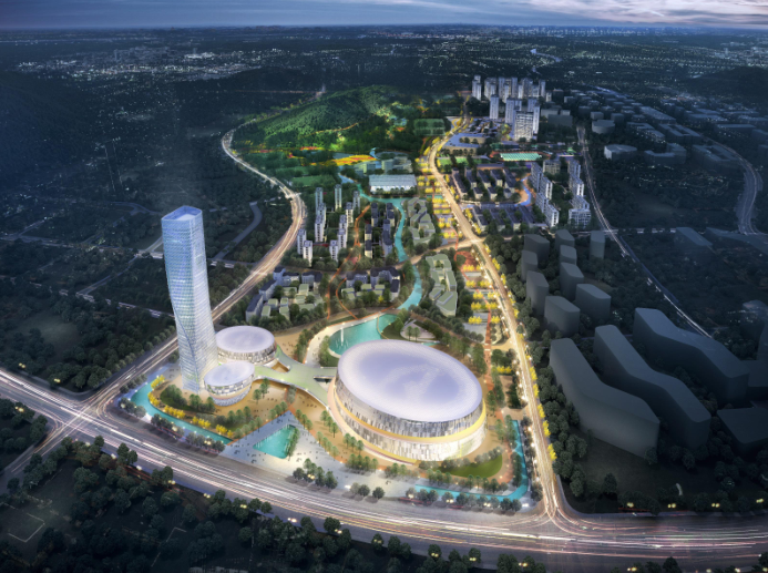 重庆两江莱茵绿茵康养小镇规划城市设计2018-鸟瞰图2
