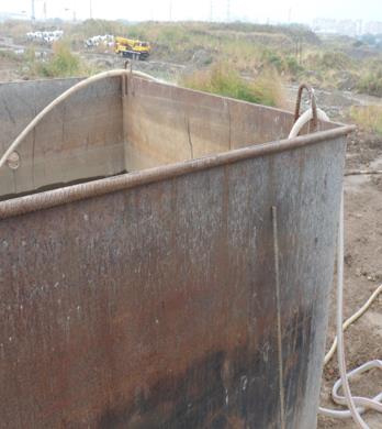 承台大体积混凝土施工质量控制-储水箱