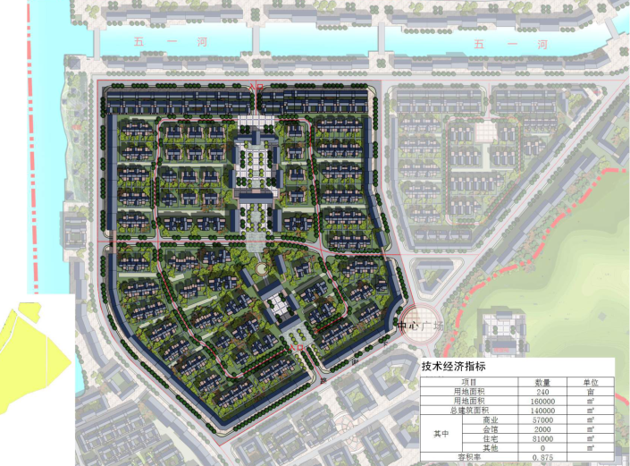 南京六合瓜埠古镇规划设计方案文本2018-诗香坊总平面图