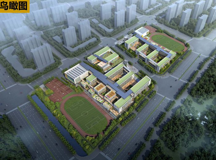 南京孟北站地块中小学幼儿园投标方案二2019