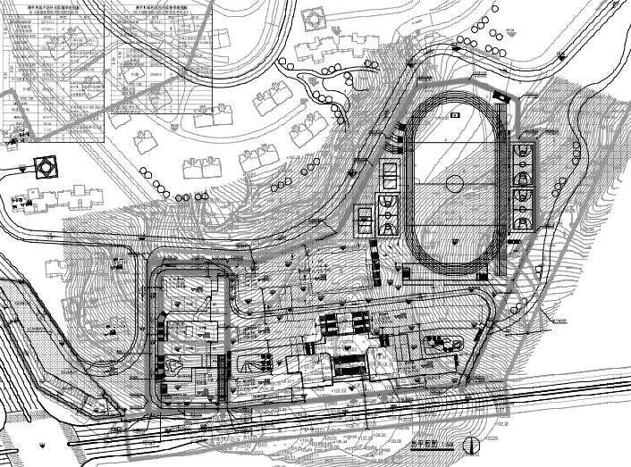 南平市开元实验学校报批文本+CAD图纸2019-总平面图