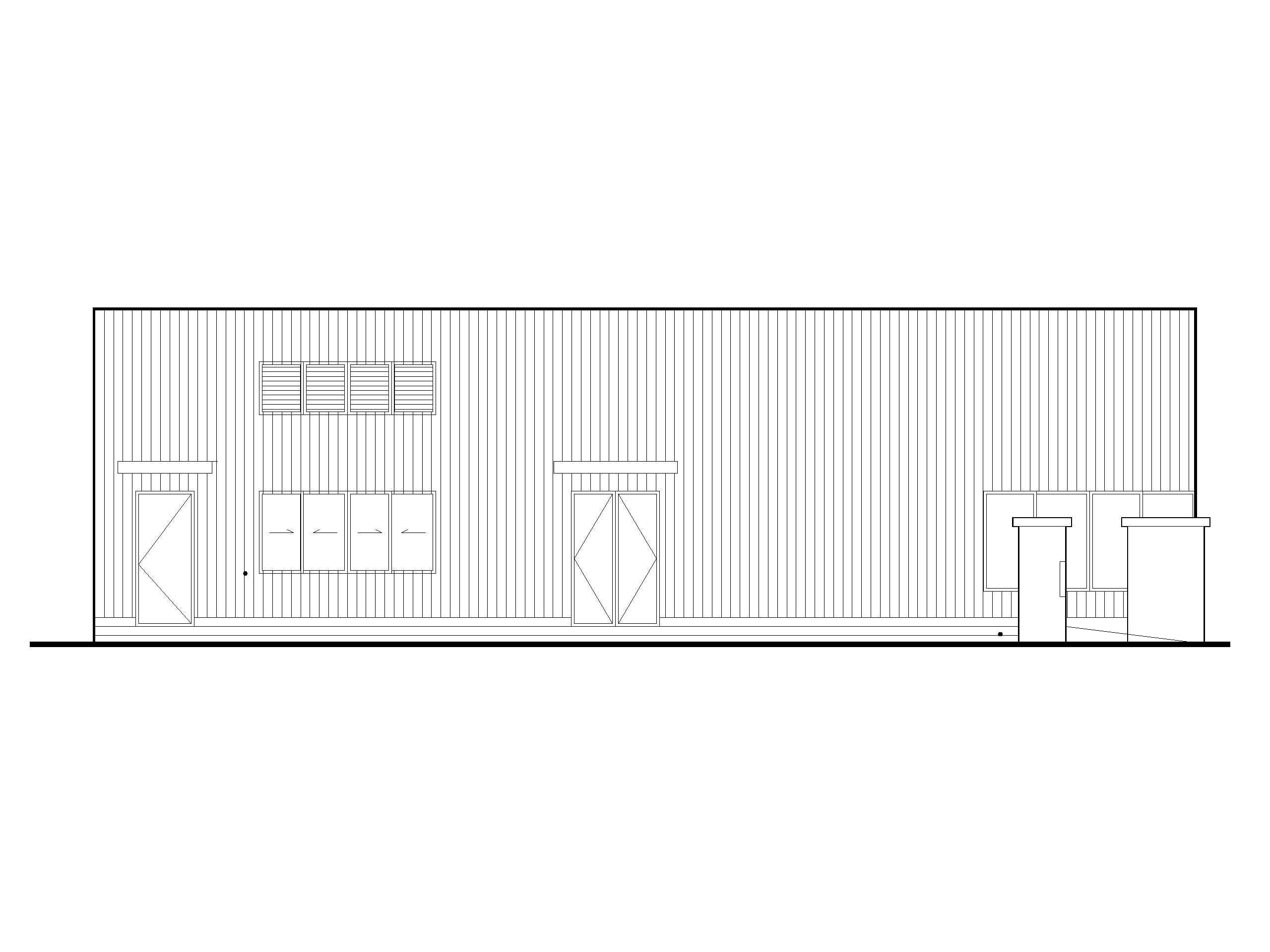 物流中心门卫室建筑施工图2015