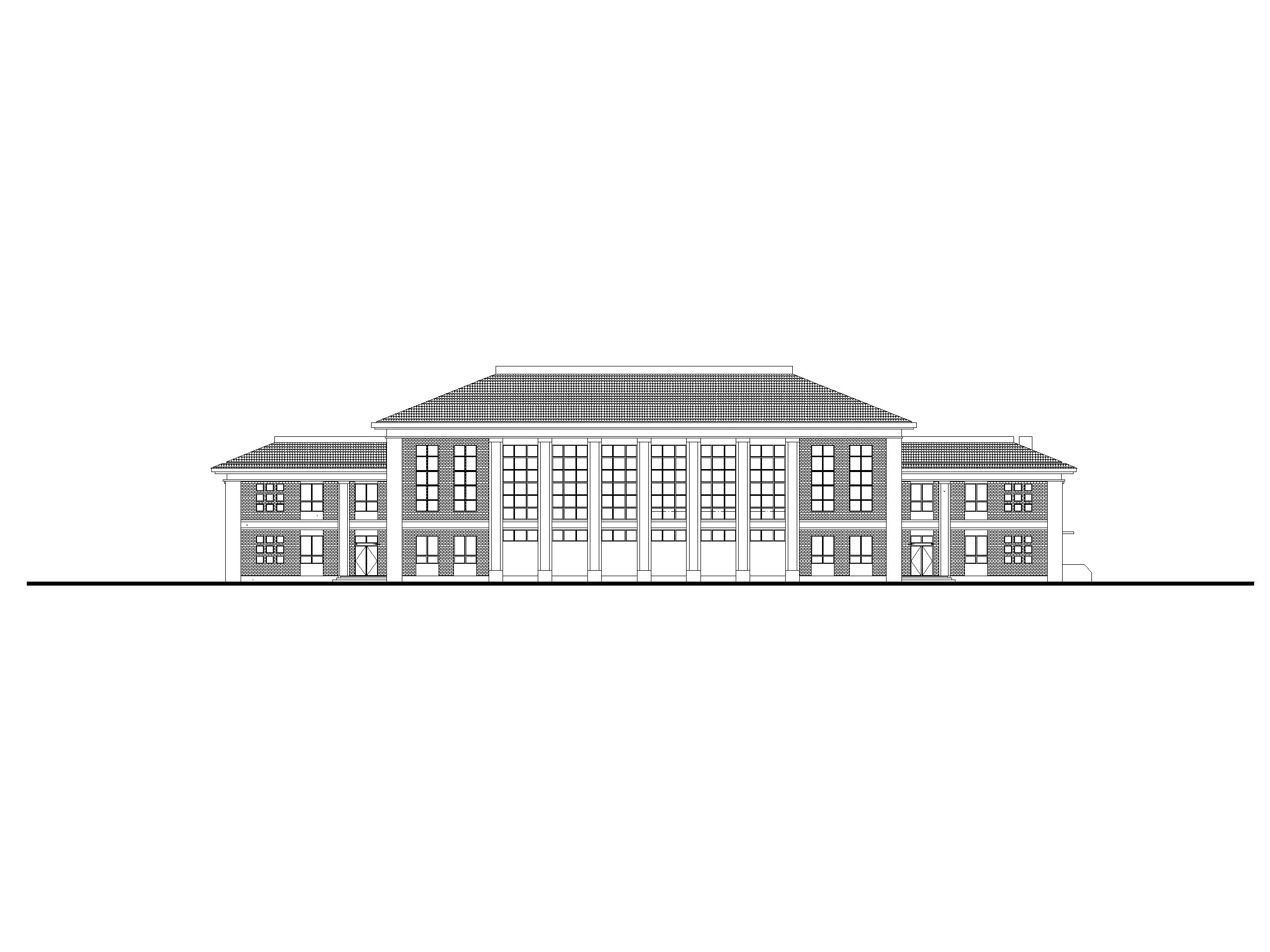 [山西]师范院校二层体育馆建筑竣工图2016
