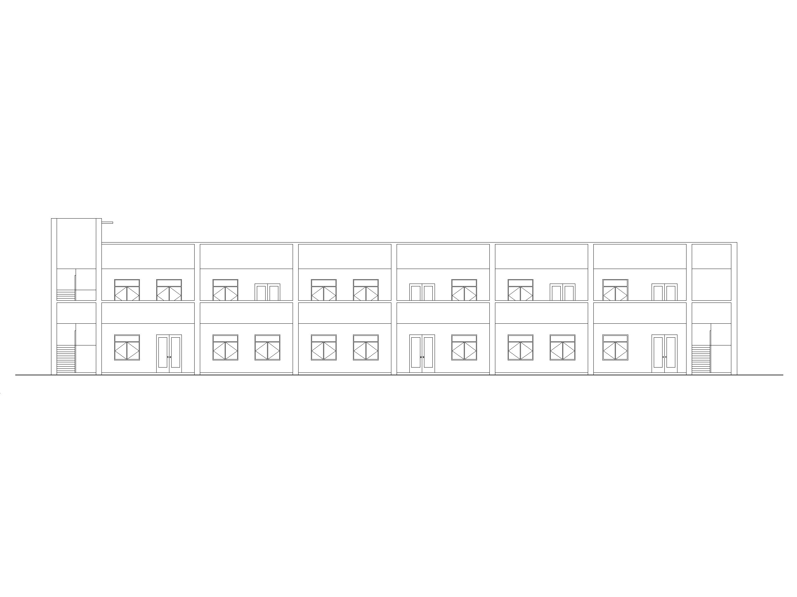 [湖北]凡店二层框架结构小学食堂建筑施工图