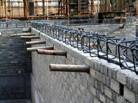 土木工程施工-第7讲-砖砌体施工-墙顶的整砖丁砌