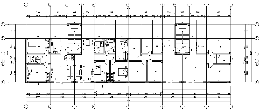 六层框架住宅毕业设计（建筑结构图计算书）_5