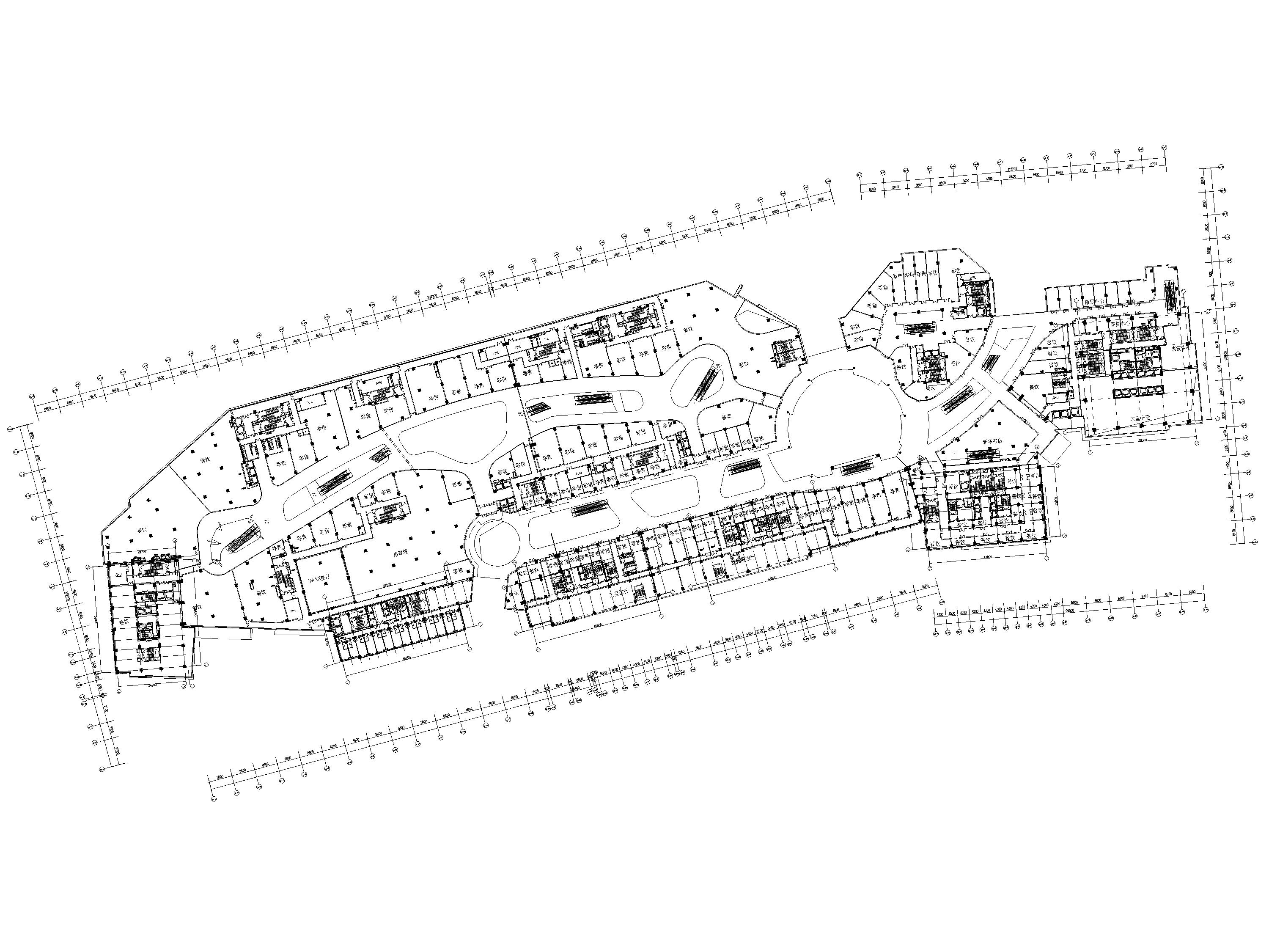 [山东]济南大型购物中心设计平面图+3D模型_4