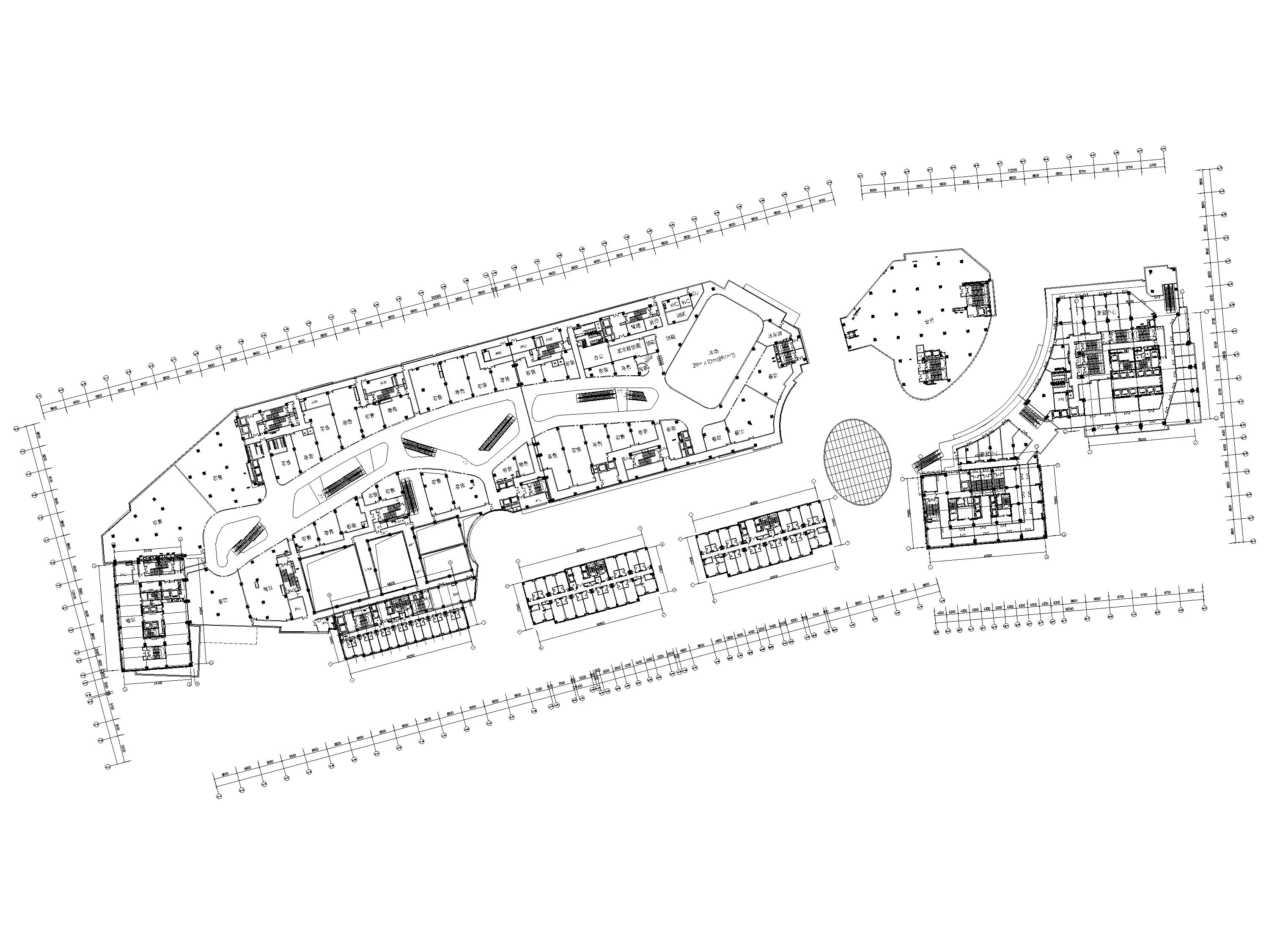 [山东]济南大型购物中心设计平面图+3D模型_6