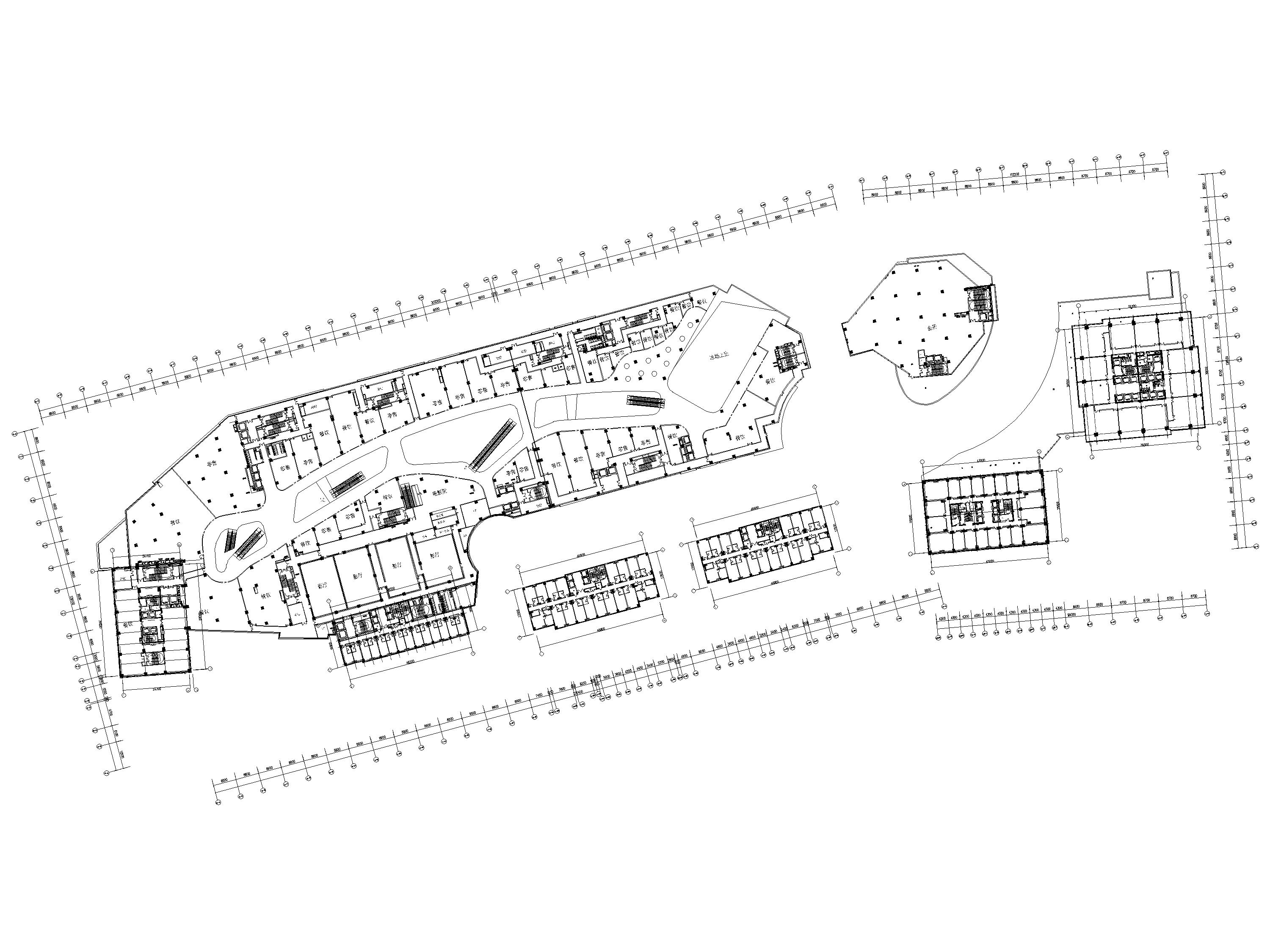[山东]济南大型购物中心设计平面图+3D模型_7