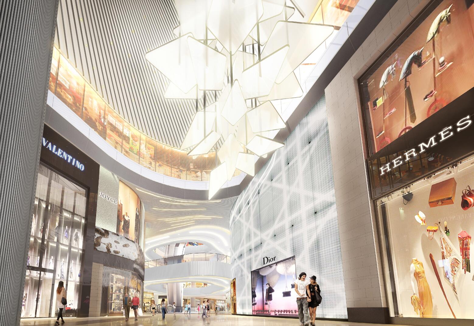 [山东]济南大型购物中心设计平面图+3D模型_9