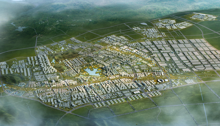 山水田园-中心城区总体城市规划设计