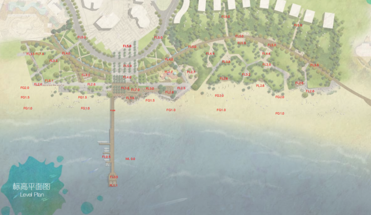 人文+自然滨海示范区景观设计方案