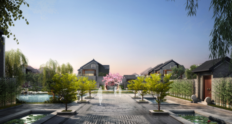 宜居中式新型“村落”规划与建筑设计