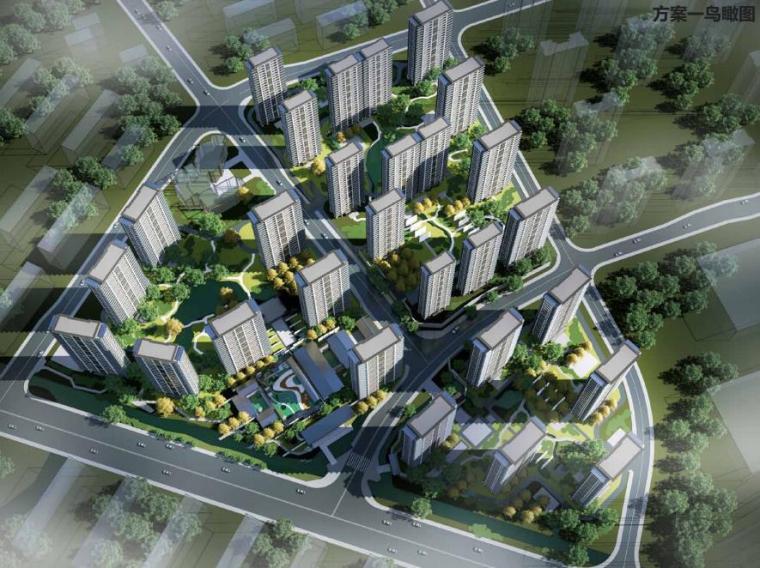 新中式高层+公租居住区规划设计文本