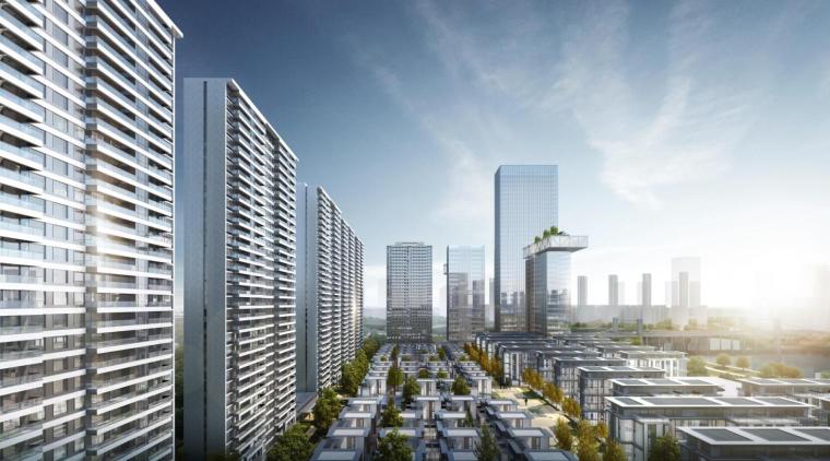 四川国际高端现代高层豪宅+办公建筑方案