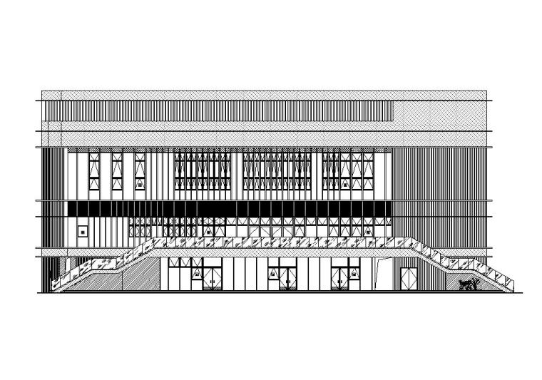 [江苏]三层食堂建筑施工图纸设计