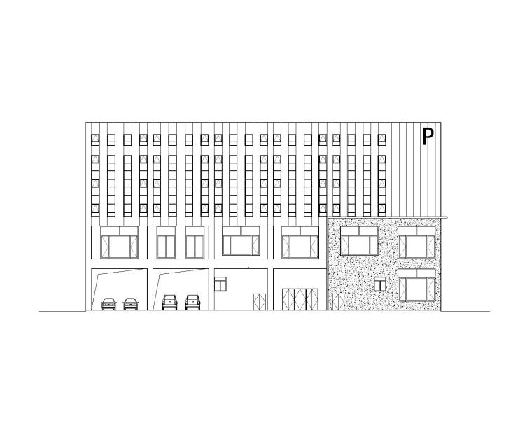 [贵州]停车库及配套服务用房建筑施工图