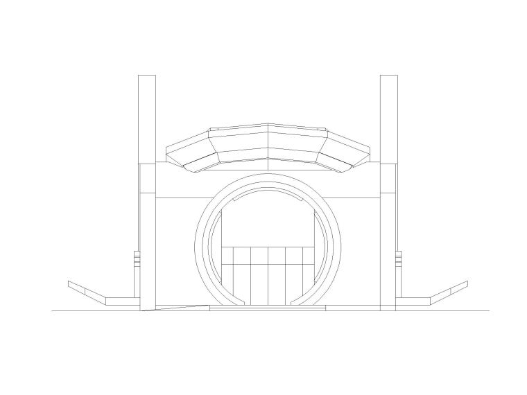 [贵州]游乐园公共厕所施工图CAD