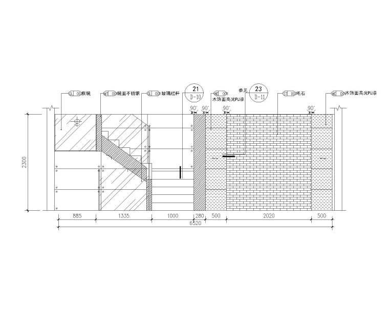 [陕西]社区样板间室内装修施工图CAD