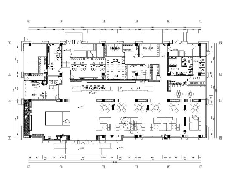 [广东]售楼部室内设计施工图CAD+高清效果图