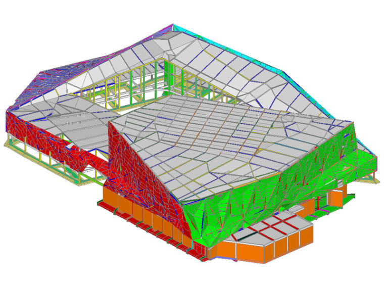 YJK软件在复杂空间结构设计中的应用分析PPT