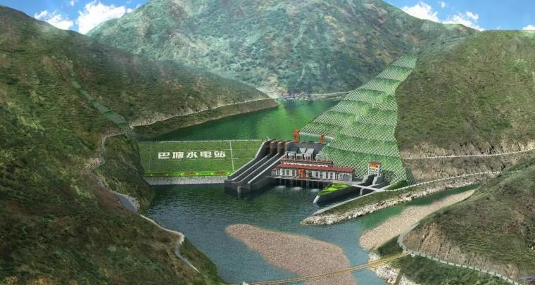 [国企]四川水电站场地规划实施报告+CAD图纸