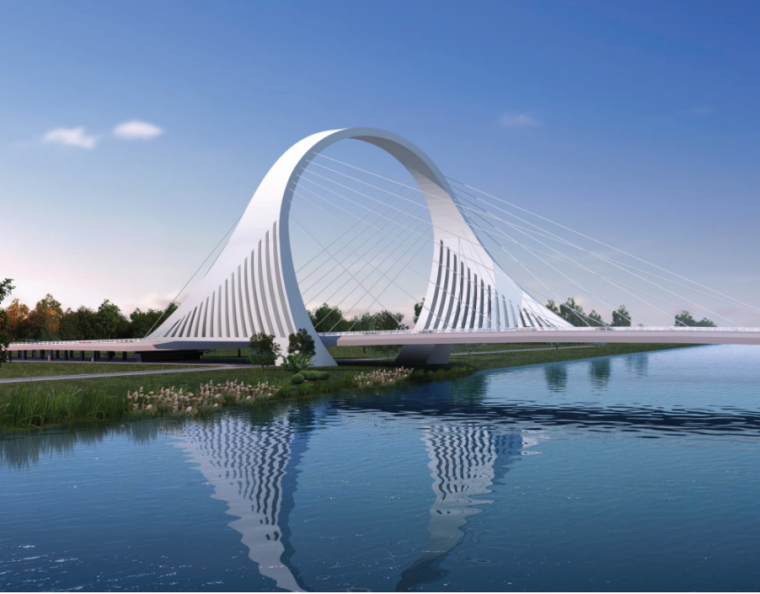 淮安市淮海路跨京杭运河大桥工程设计BIM