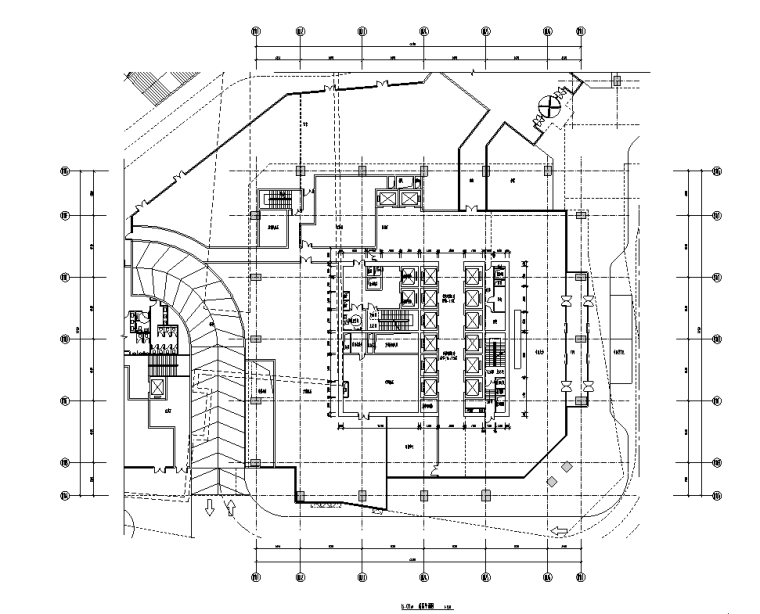 [北京]现代未来城市办公装修施工图设计